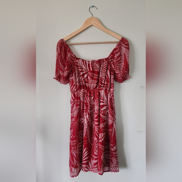 Banana Republic Red Dress Sz XS - Picture 4 of 4